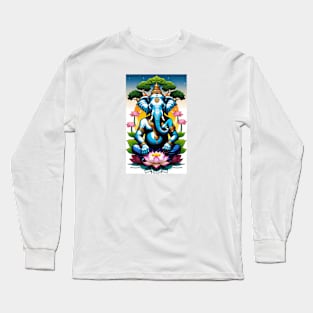 Ganesh and the tree of life Long Sleeve T-Shirt